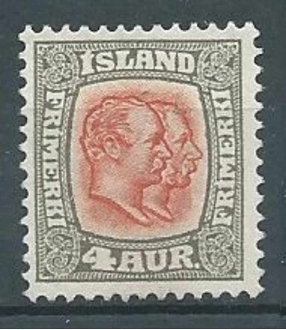 Islande YT N°49 Frédéric VIII Et Christian IX Neuf Sans Gomme NSG - Ungebraucht