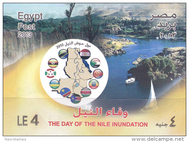 Egypt - 2013 - ( The Day Of The Nile Inundation ) - S/S - MNH (**) - Neufs