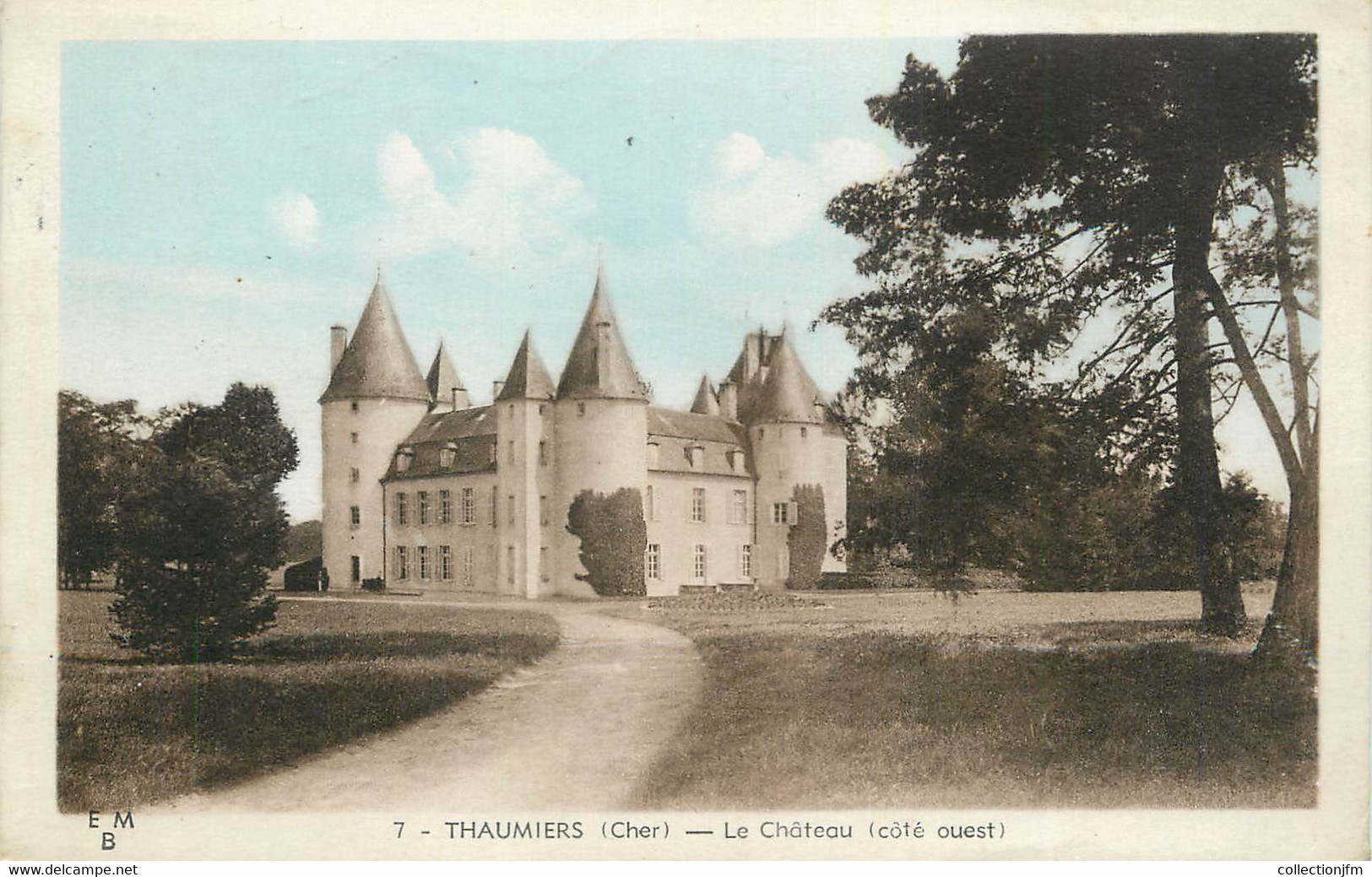 CPA FRANCE 18 " Thaumiers, Le Château". - Thaumiers