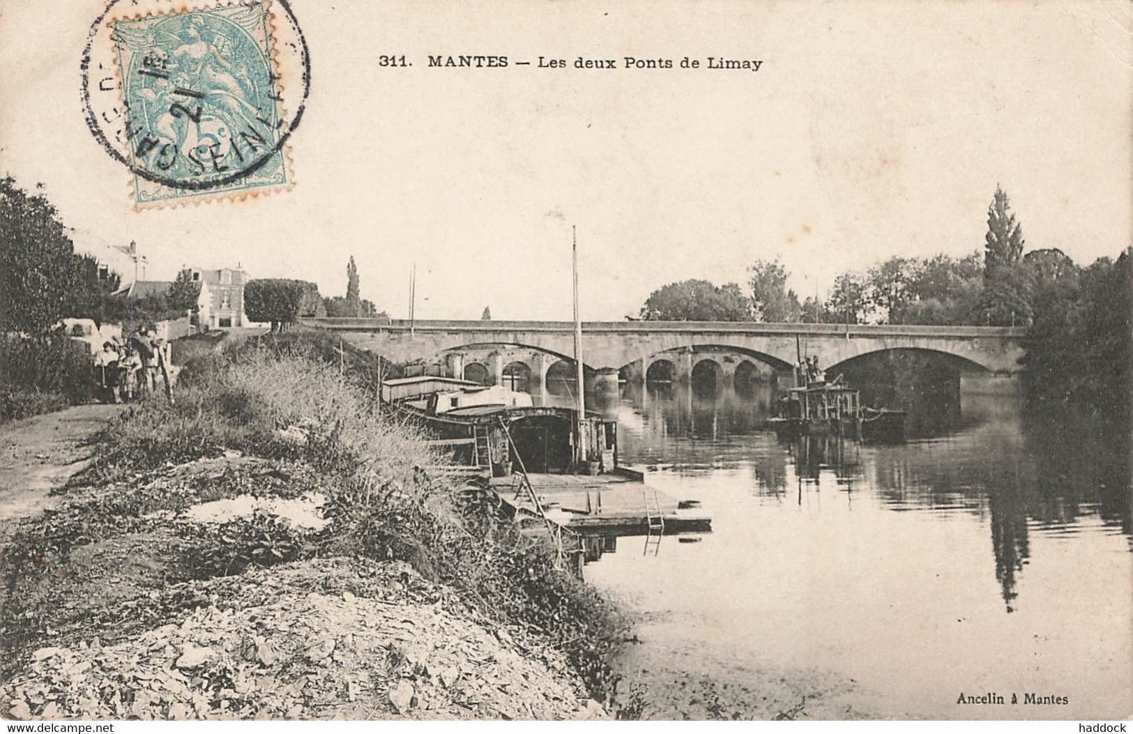 MANTES : LES DEUX PONTS DE LIMAY - Mantes La Jolie