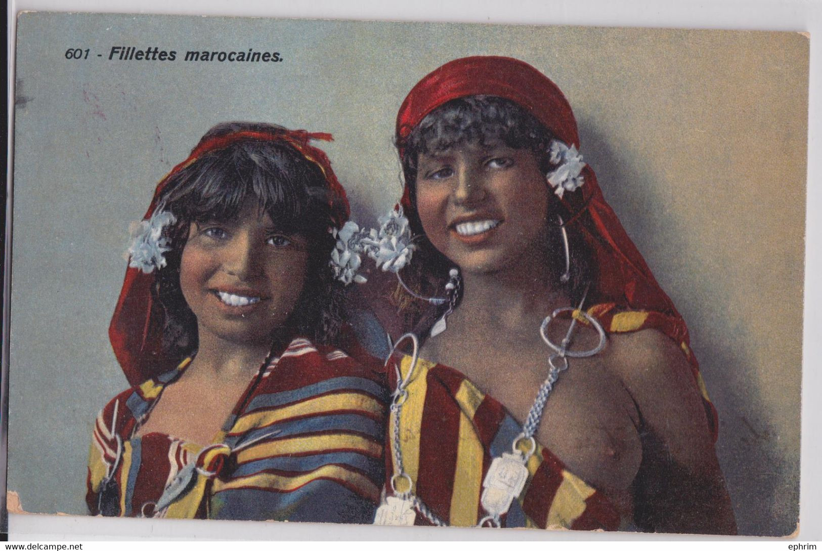 Fillettes Marocaines Type Maroc Sein Nu LL 601 Tunis - Other & Unclassified