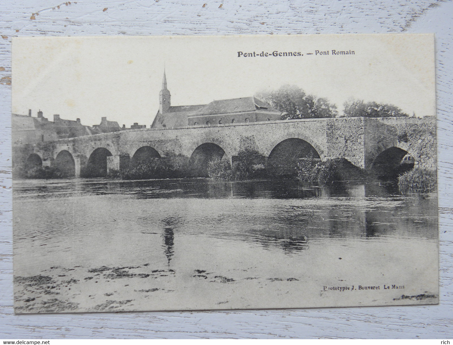 CPA (72) Sarthe - PONT DE GENNES - Pont Romain - Montfort Le Gesnois