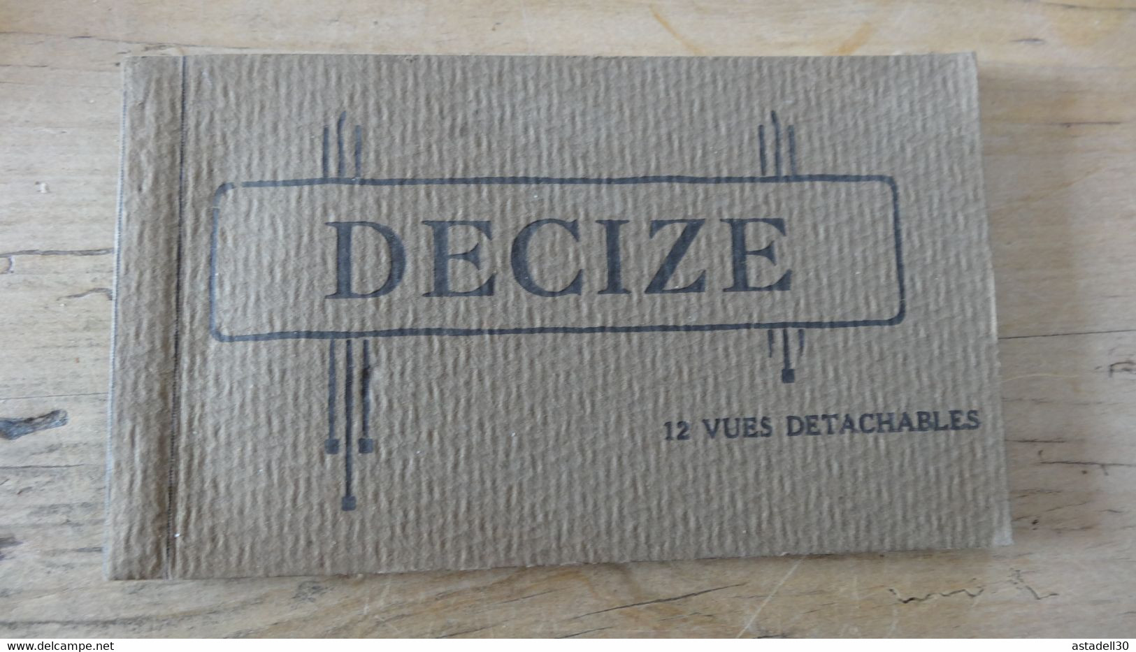 DECIZE : Carnet De 12 Vues Detachables Complet - Decize