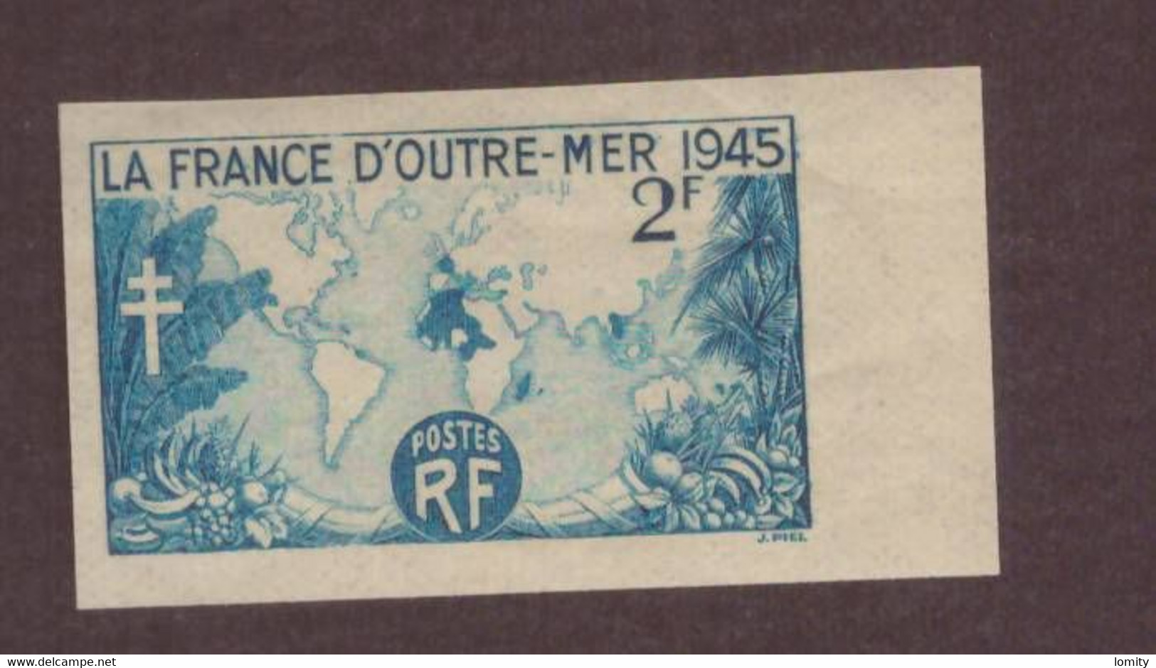 France Non Dentelé 1945 N°741 Neuf** La France D' Outremer Cote 30€ - Non Classés