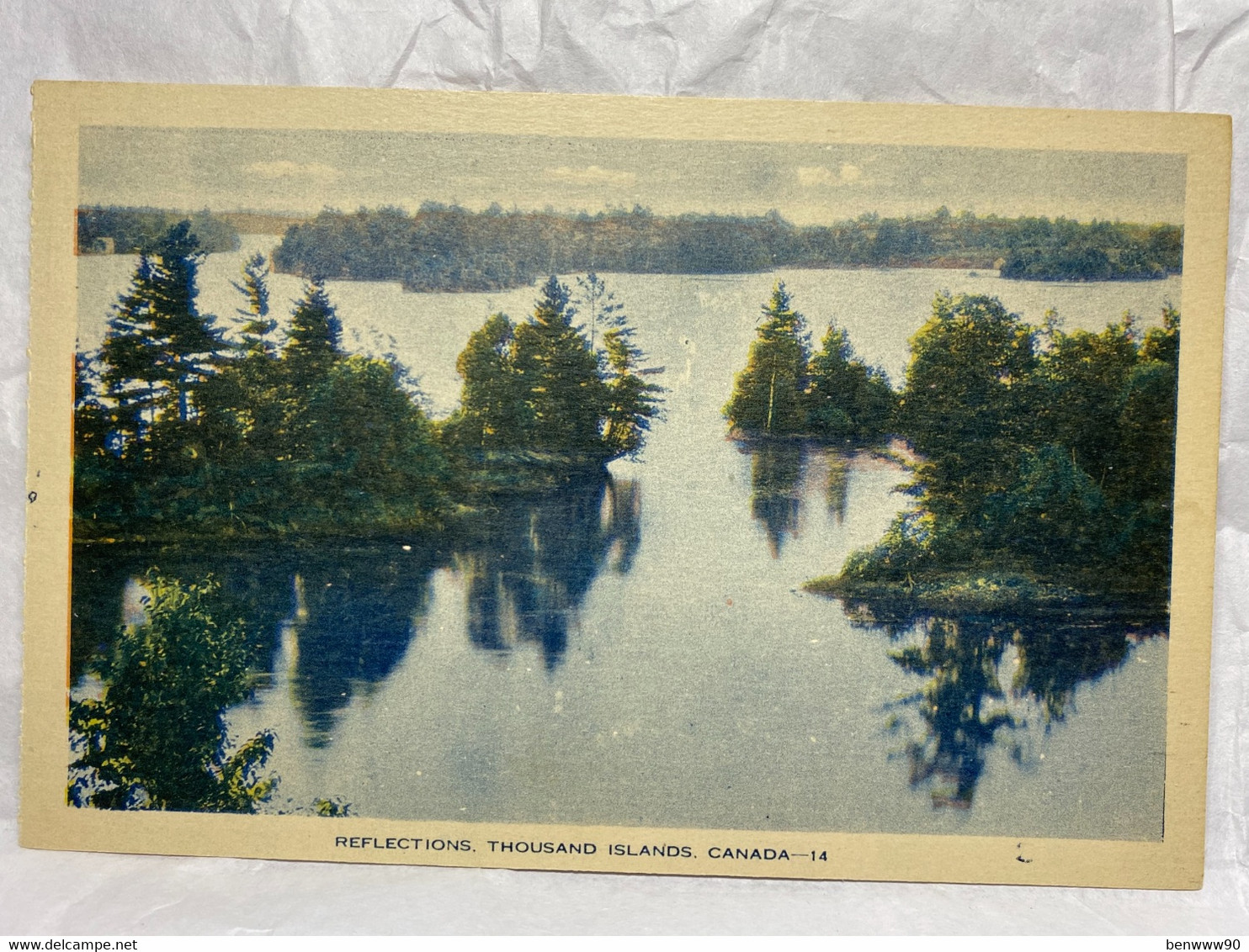 Ontario, Reflections, The Thousand Islands, Unused, Canada Postcard - Thousand Islands