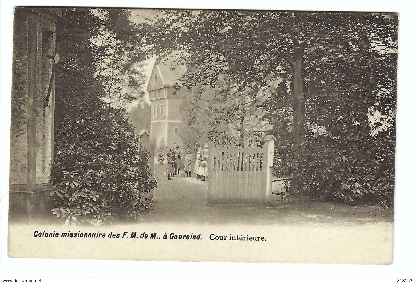 Gooreind Colonie Missionnaire Des F M De M à Gooreind -  Cour Intérieure  1906 - Wuustwezel