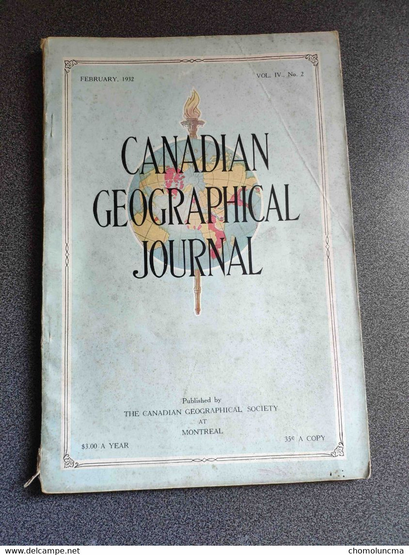 Canadian Geographical 1932 Sable Island Graveyard Of Atlantic The Naming Of America And Greenland Athabaska Sydney Hare - Aardrijkskunde