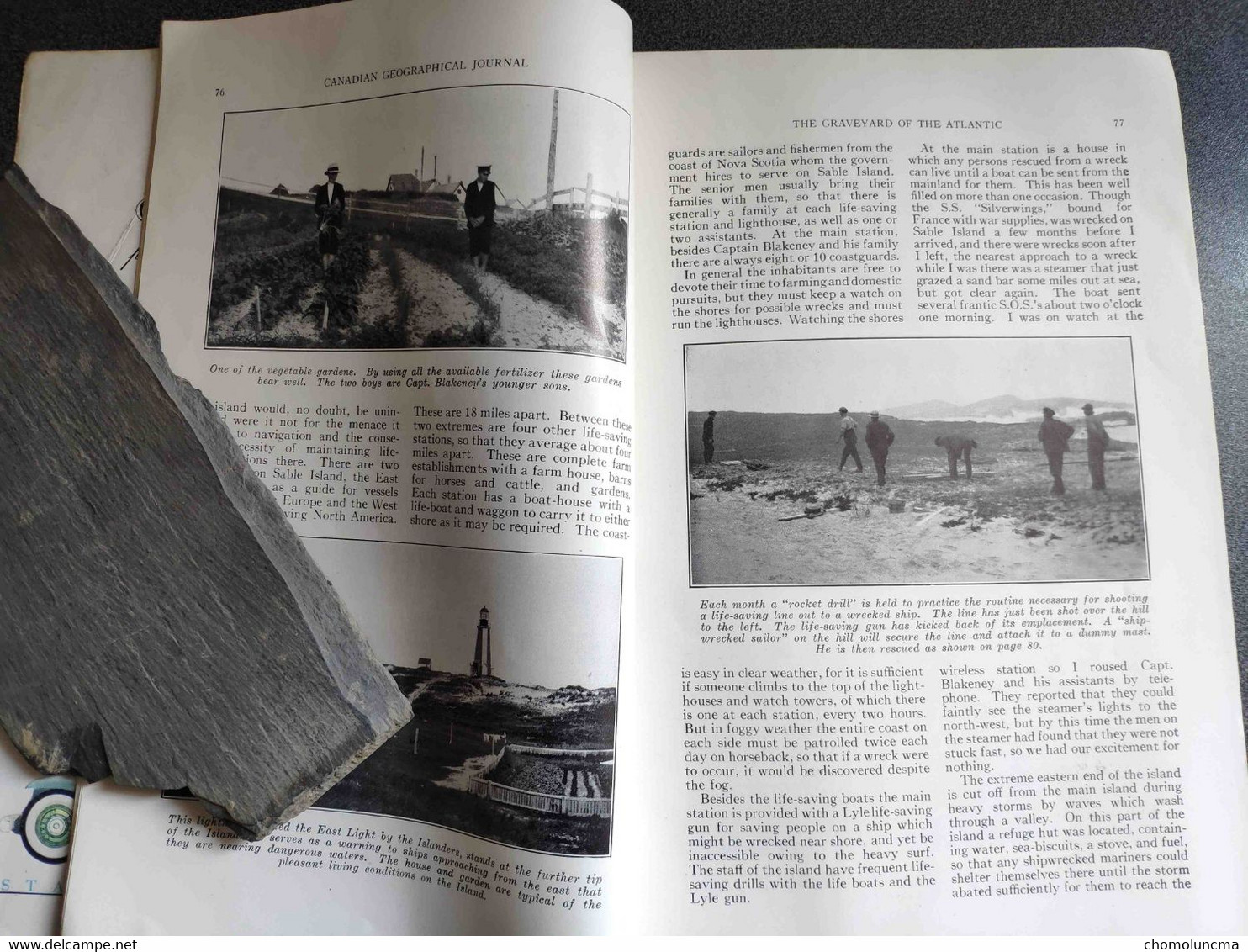 Canadian Geographical 1932 Sable Island Graveyard Of Atlantic The Naming Of America And Greenland Athabaska Sydney Hare - Géographie