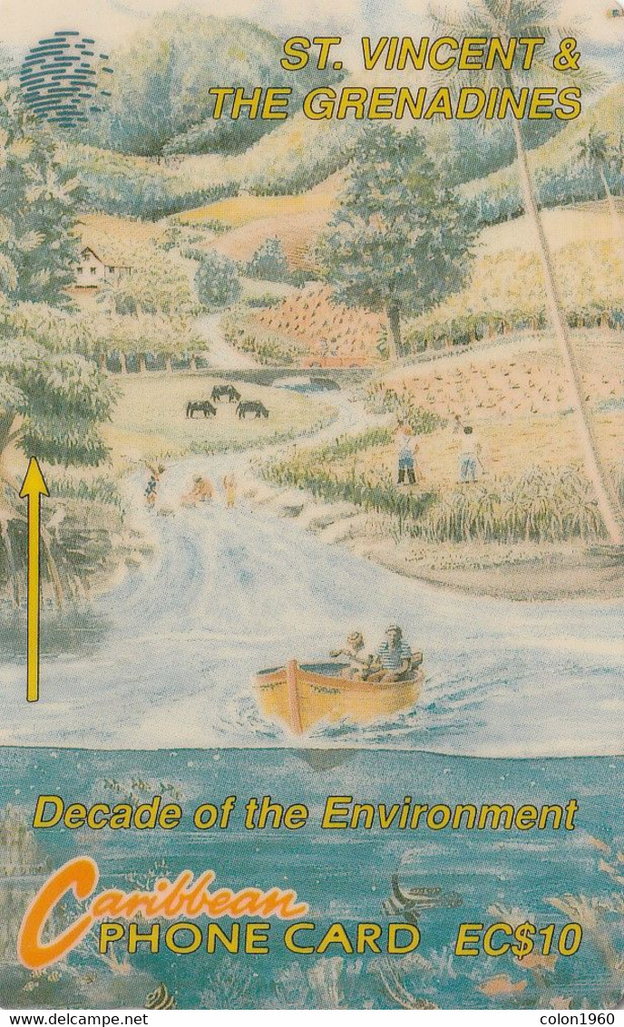 ST. VINCENT & THE GRANADINES. Environment - River (With Logo). 1995. 7663 Ex. 10CSVA. (002) - St. Vincent & Die Grenadinen