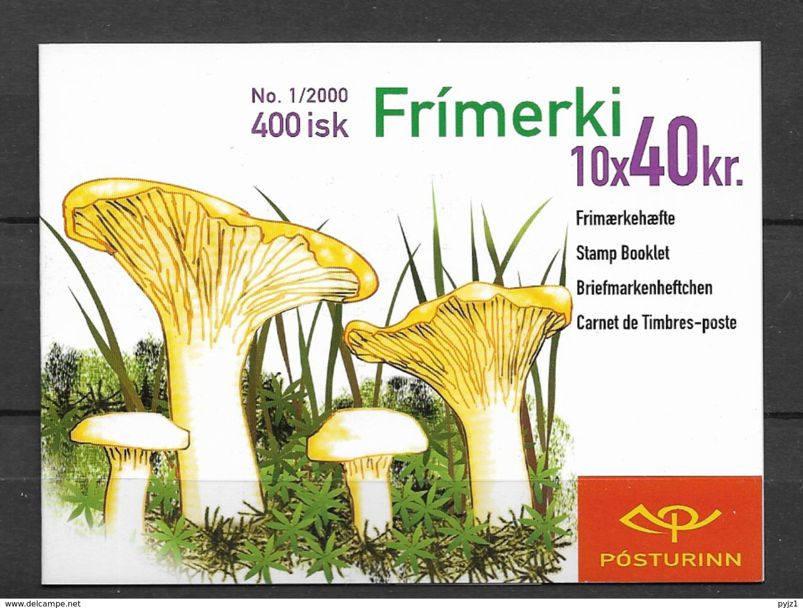 2000 MNH Iceland, Postfris - Markenheftchen