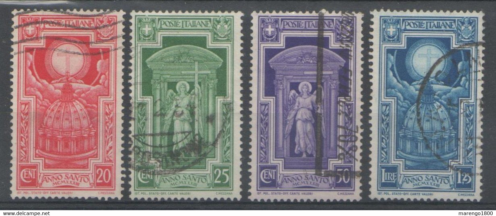 ITALIA 1933 - Anno Santo 4 V. - Gebraucht