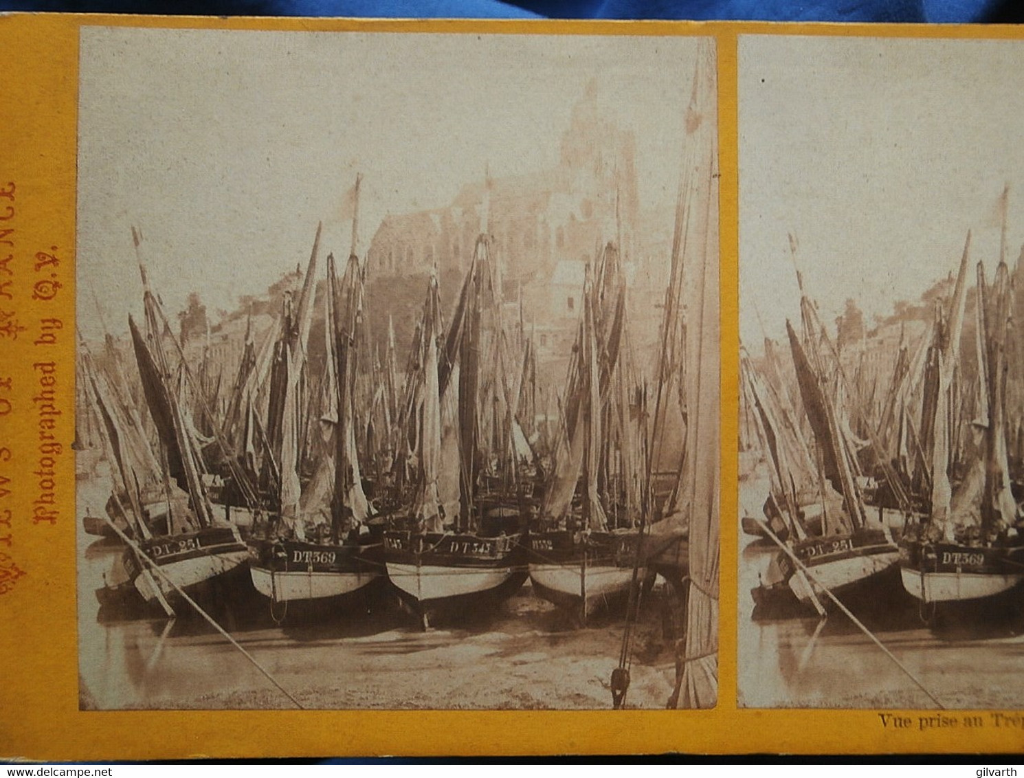 Vue Prise Du Tréport à Marée Basse, Q.V. Stéréo, Circa 1880-90 L544 - Stereo-Photographie