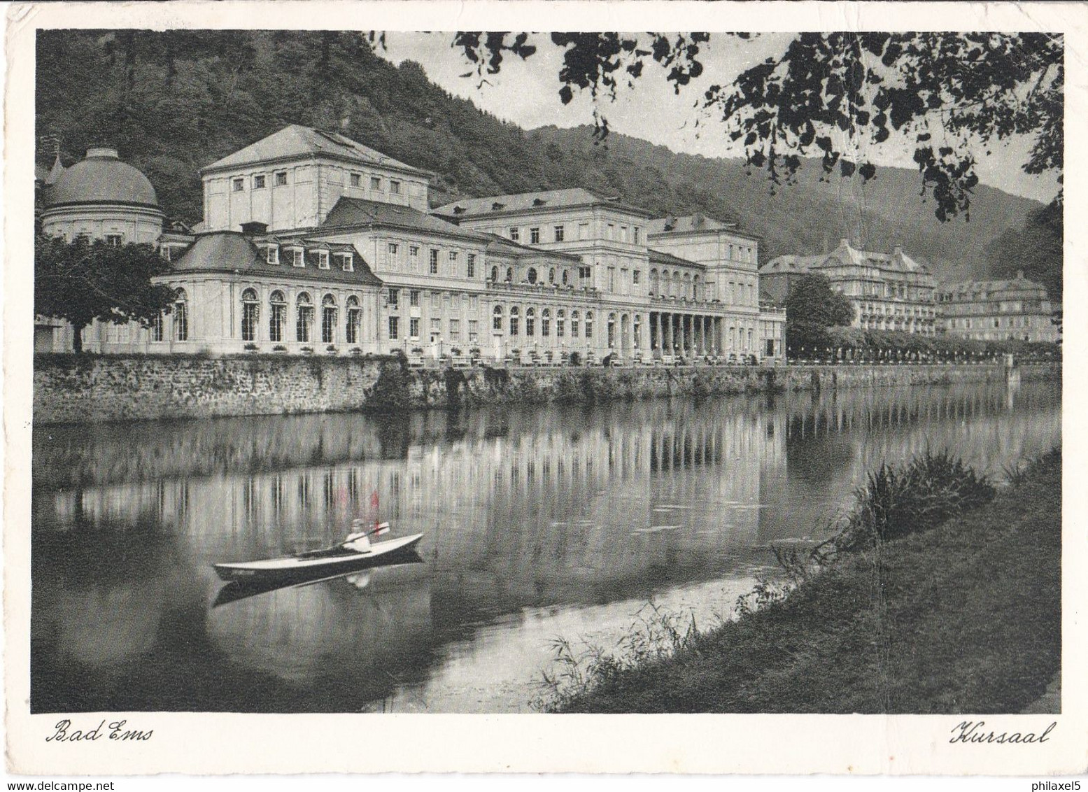 Duitsland - Rheinland-Pfalz - Bad Ems - Kursaal - Zwart/wit - Gebruikt - Bad Ems