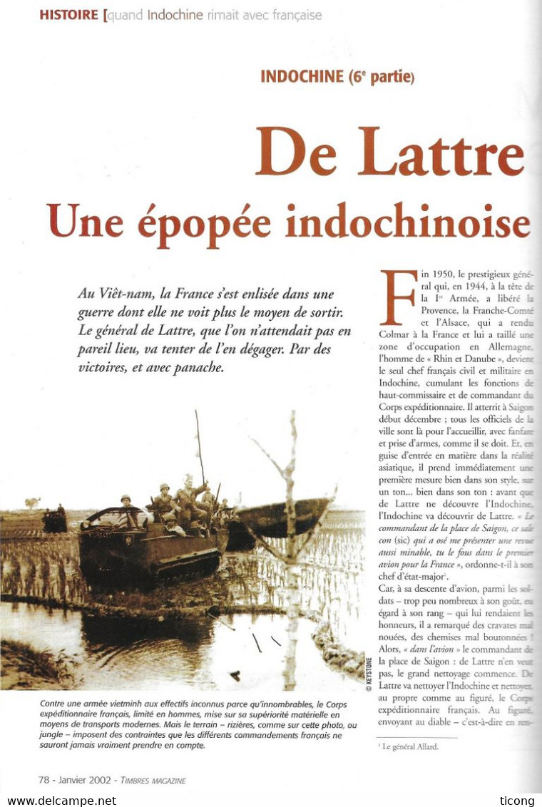 TIMBRES MAGAZINE, MILLIONS D HONGRIE, VICTOR HUGO, L INDOCHINE SOUS DE LATTRE, NON EMIS DE MADAGASCAR, LA PALEONTOLOGIE - Français (àpd. 1941)