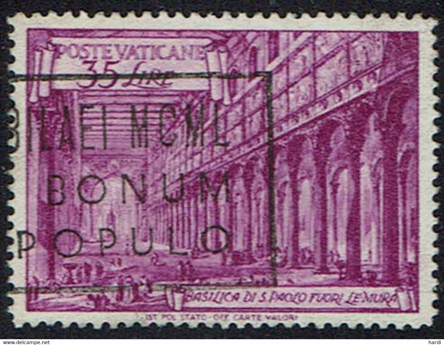 Vatikan 1949, MiNr 156A, Gestempelt - Oblitérés