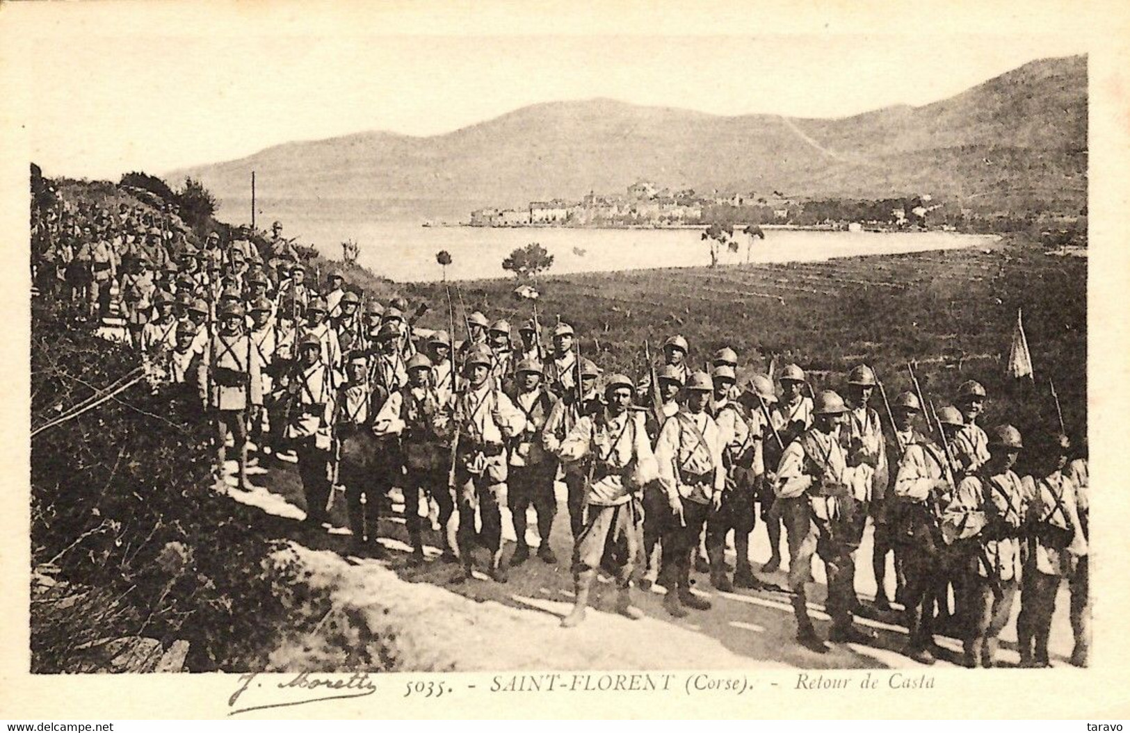 CORSE  - SAINT FLORENT - Retour De Manoeuvres Au Camp De CASTA Pour Le 173ème R.I.A. - Otros & Sin Clasificación