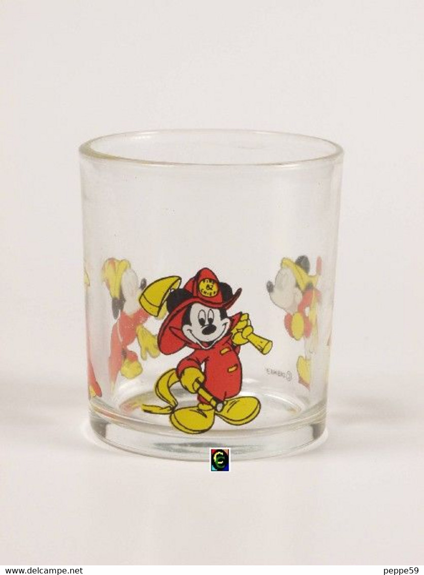 Bicchiere O Bicchieri Nutella Kinder Ferrero 1990 - Disney 2 -Topolino ( Glass -glasses - Verres - Vasos - Glaser ) - Nutella