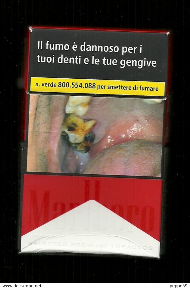 Tabacco Pacchetto Di Sigarette Italia - Malboro 2016 Da 20 Pezzi N.1 - Tobacco-Tabac-Tabak-Tabaco - Etuis à Cigarettes Vides