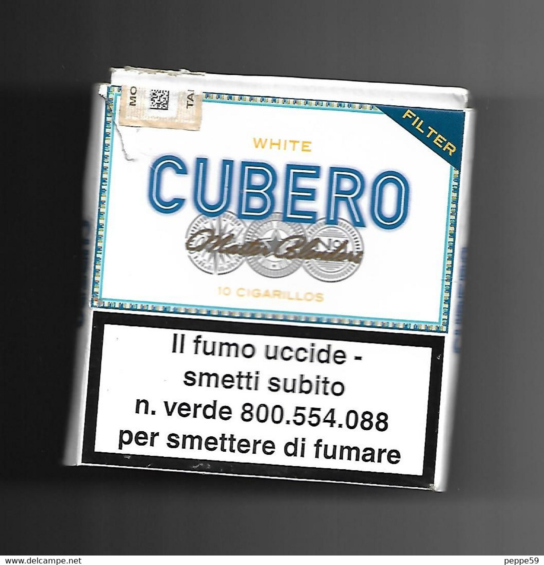 Tabacco Pacchetto Di Sigari Italia - 10 Cubero N.01 - (vuoto)  Tobacco-Tabac-Tabak-Tabaco - Empty Cigar Cabinet