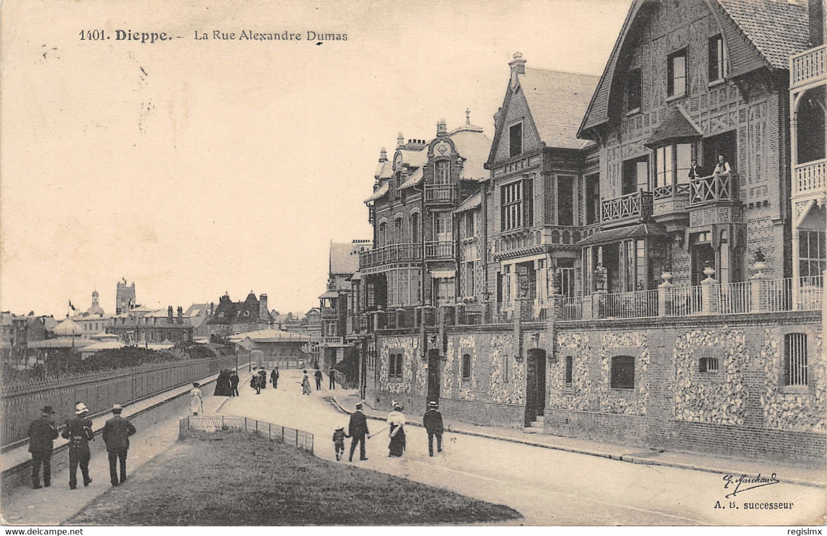 76-DIEPPE-RUE ALEXANDRE DUMAS-N°2048-A/0097 - Dieppe