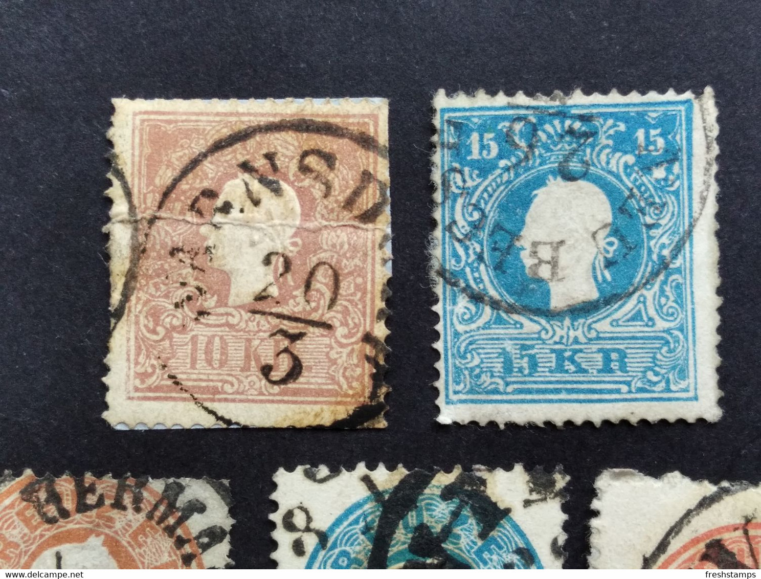 AUSTRIA  EARLY IMPRIAL LOT STAMPS UNCHECKED - Otros & Sin Clasificación