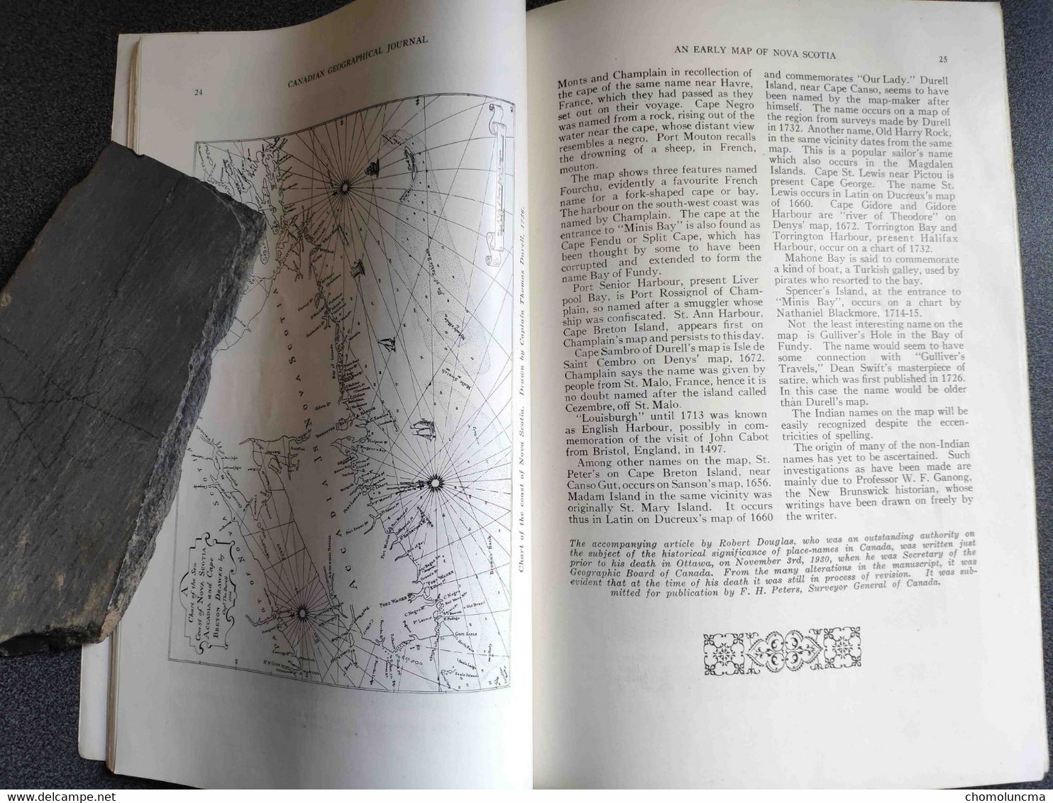 Canadian Geographical 1932 J. Europe In Western Nova Scotia Port Wine & Cod Fish Newfoundland San Marino Diego De Colon - Géographie