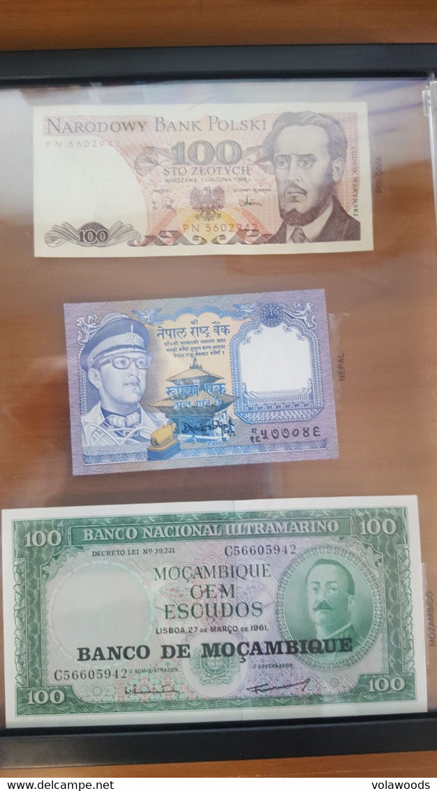 Monete & Banconote di Tutto il Mondo De Agostini - Collezione completa di 120 Monete 40 Banconote 80 Fascicoli. Perfetta
