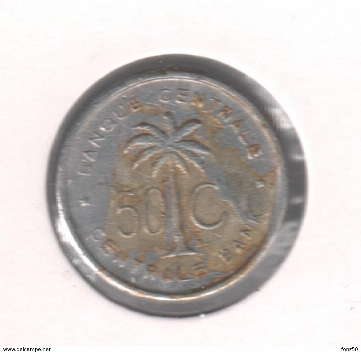 CONGO - BOUDEWIJN * 50 Cent 1955 * Nr 10444 - 1951-1960: Baudouin I