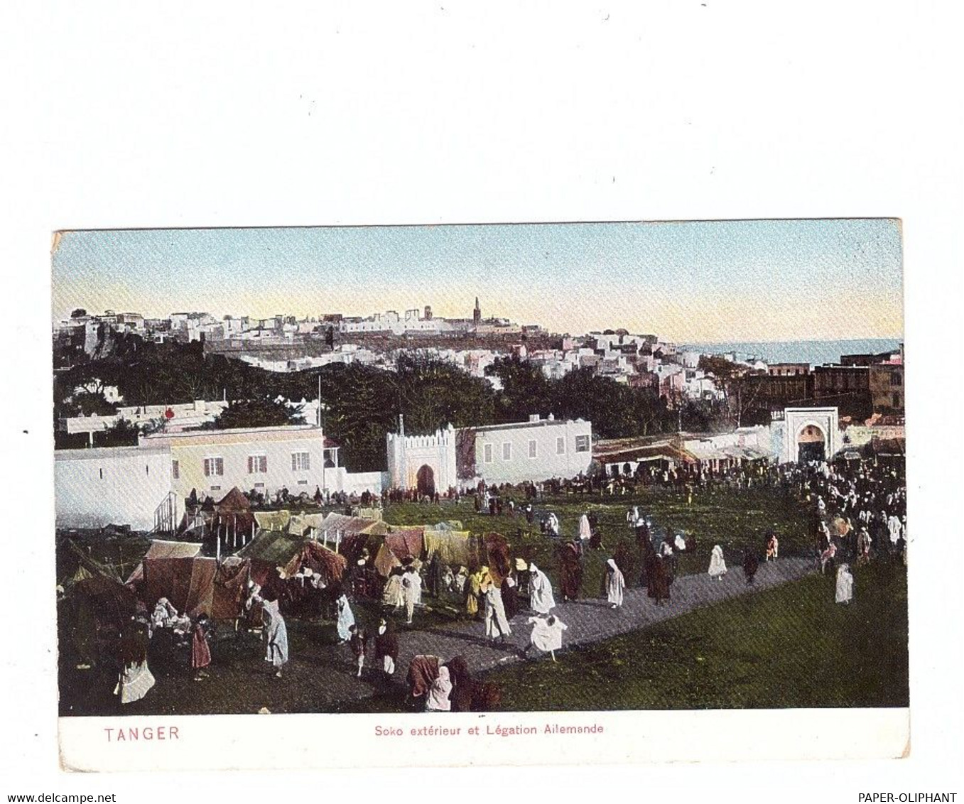 MAROC - TANGER, Deutsche Botschaft, Markttreiben - Tanger