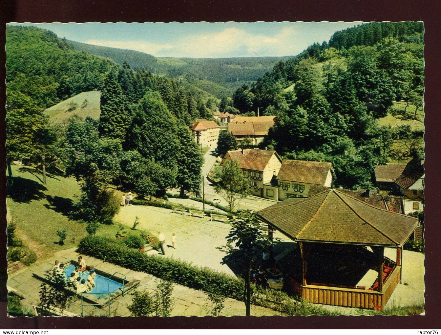 CPM Non écrite Allemagne BAD GRIESBACH Im Schwarzwald Wassertretstelle Kurpavillon Und Mütterkurheim - Bad Peterstal-Griesbach