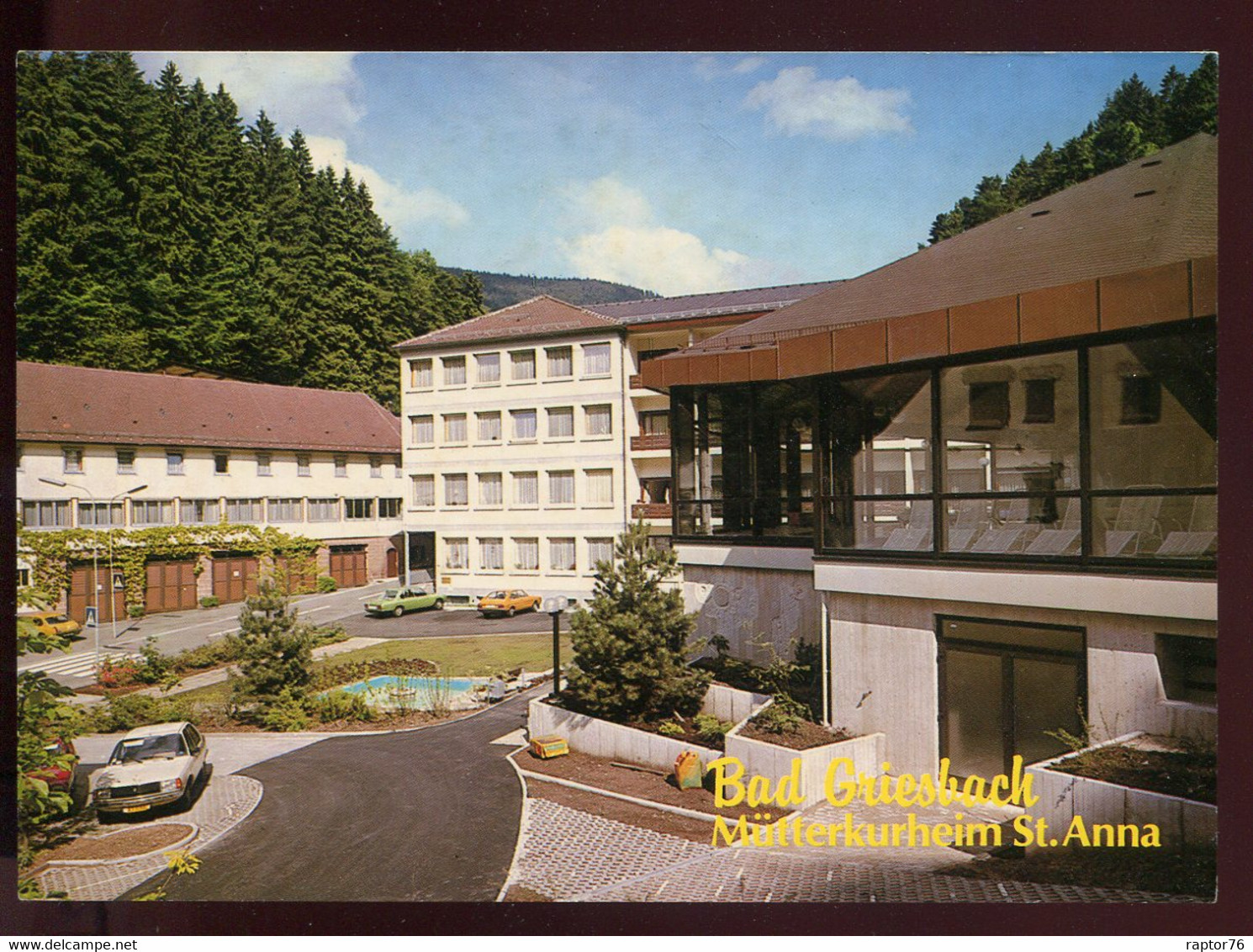 CPM Neuve Allemagne BAD GRIESBACH Im Schwarzwald Mütterkurheim St. Anna - Bad Peterstal-Griesbach