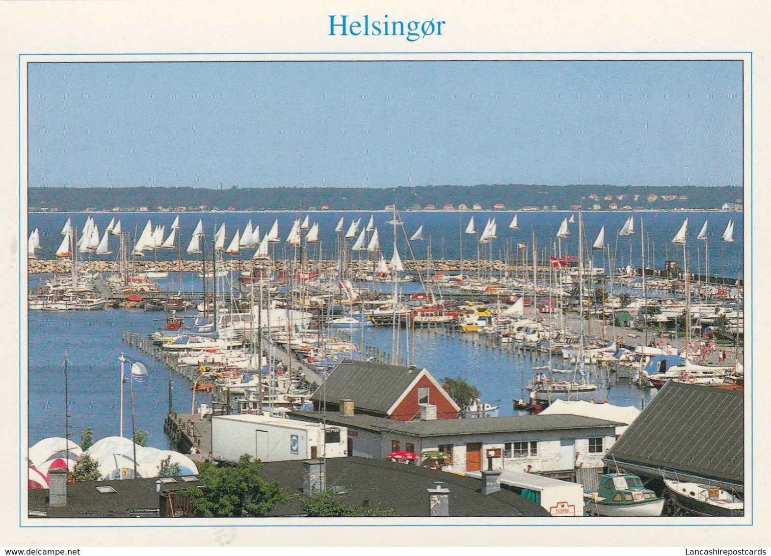 Postcard  Helsingor Marinaen Ved Starten Til Sjaelland Rundt [ Yacht Marina ] My Ref B24765 - Dinamarca