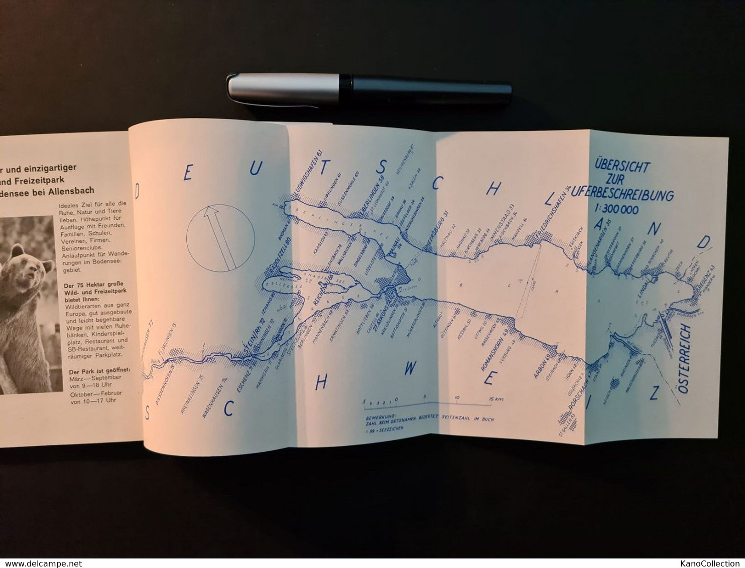 Bodensee / Uferbeschreibung, Mit Übersichtskarte, 96 Seiten, 1988 - Non Classés