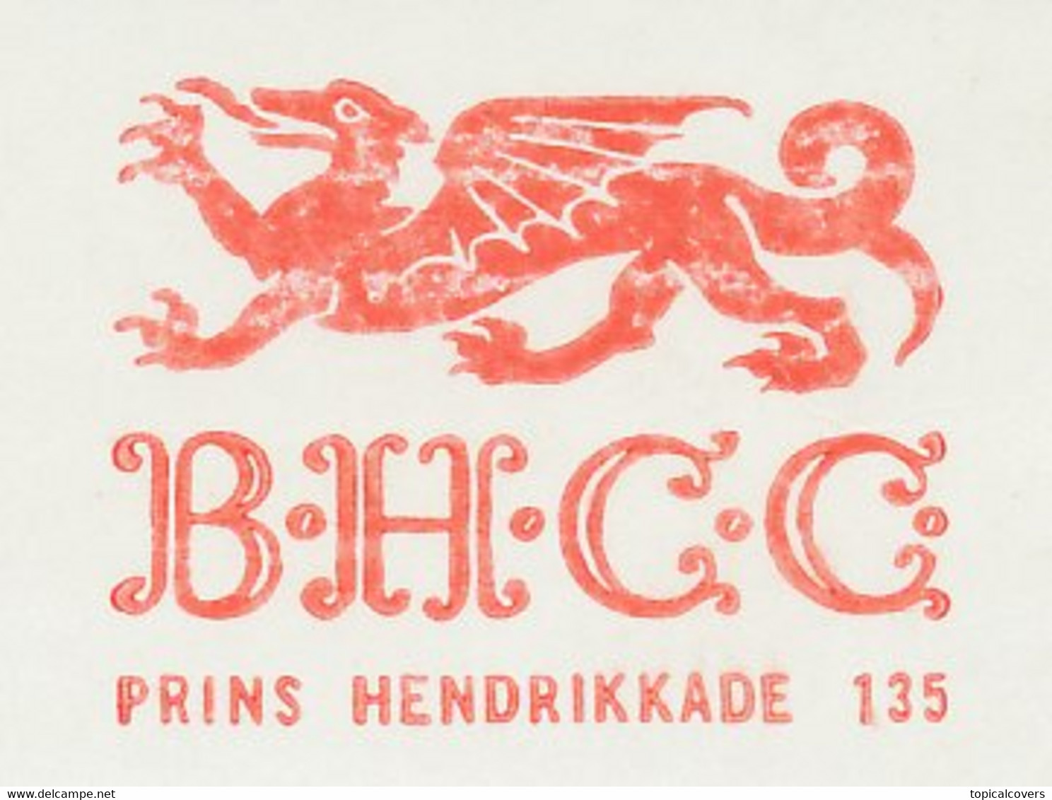 Meter Cut Netherlands 1968 Dragon - Mythology