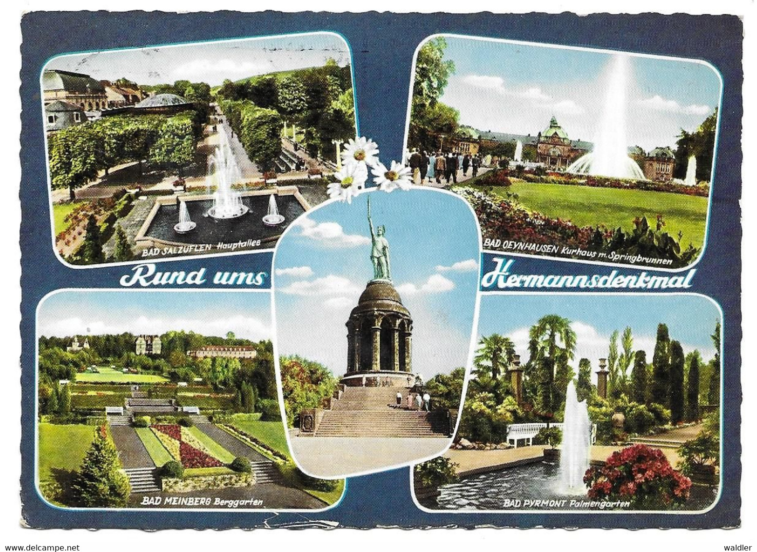 4930  TEUTOBURGER WALD - HERMANNSDENKMAL   1959 - Bad Oeynhausen