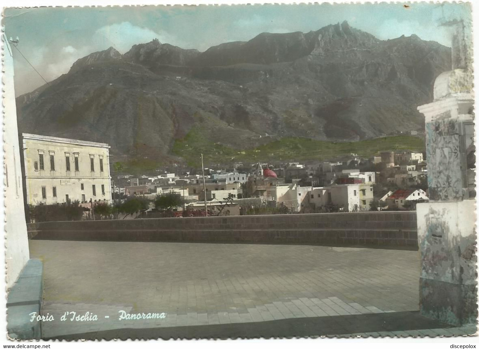 A5132 Isola D'Ischia (Napoli) - Forio - Panorama Verso Il Monte Epomeo / Viaggiata 1959 - Andere & Zonder Classificatie