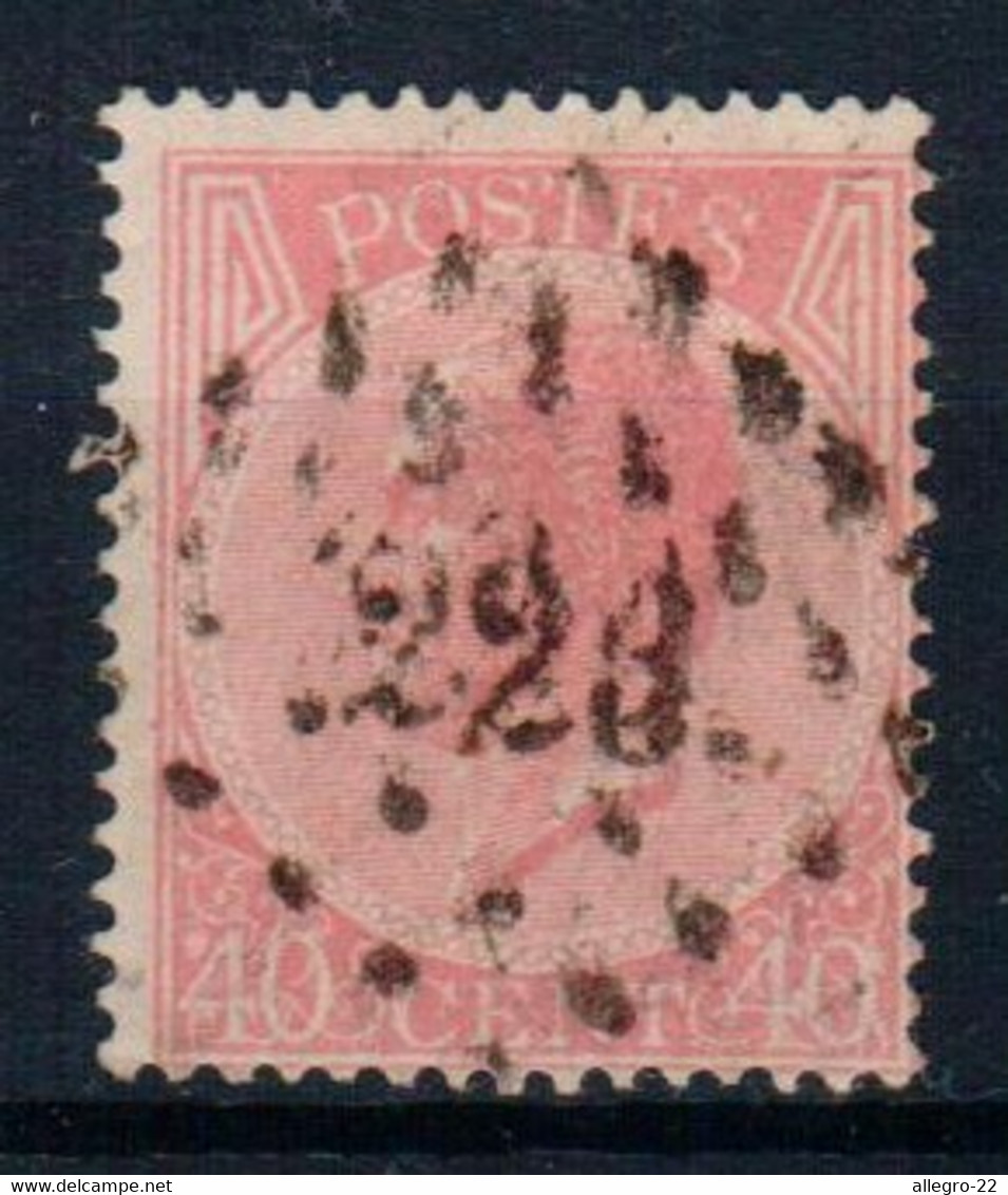 DV05(18) BELGIE BELGIQUE  1865/66   20  T 15    USED    223  LONDERZEEL - 1865-1866 Profilo Sinistro