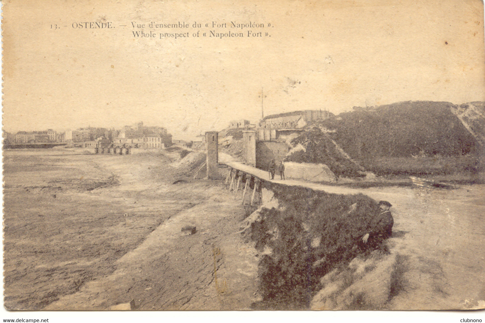 CPA -OSTENDE - VUE D'ENSEMBLE DU FORT NAPOLEON (RARE) - Oostende