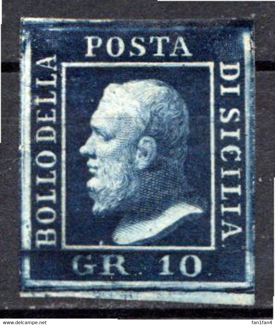 SICILE - 1859 - N° 22 - 10 G. Bleu Foncé - (Ferdinand II) - Sicilia