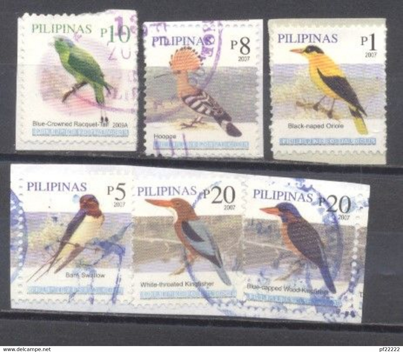 Filipinas, Aves,  Usados - Philippines