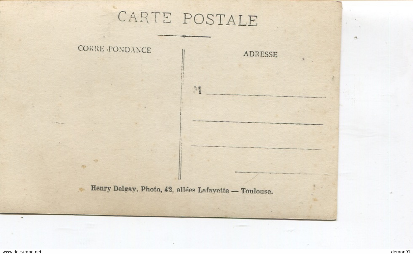 TOULOUSE-CARTE PHOTO-Portrait Femme Toréador...(Photo DELGAY) Ressemble à Sarah BERNHARDT - - Toulouse