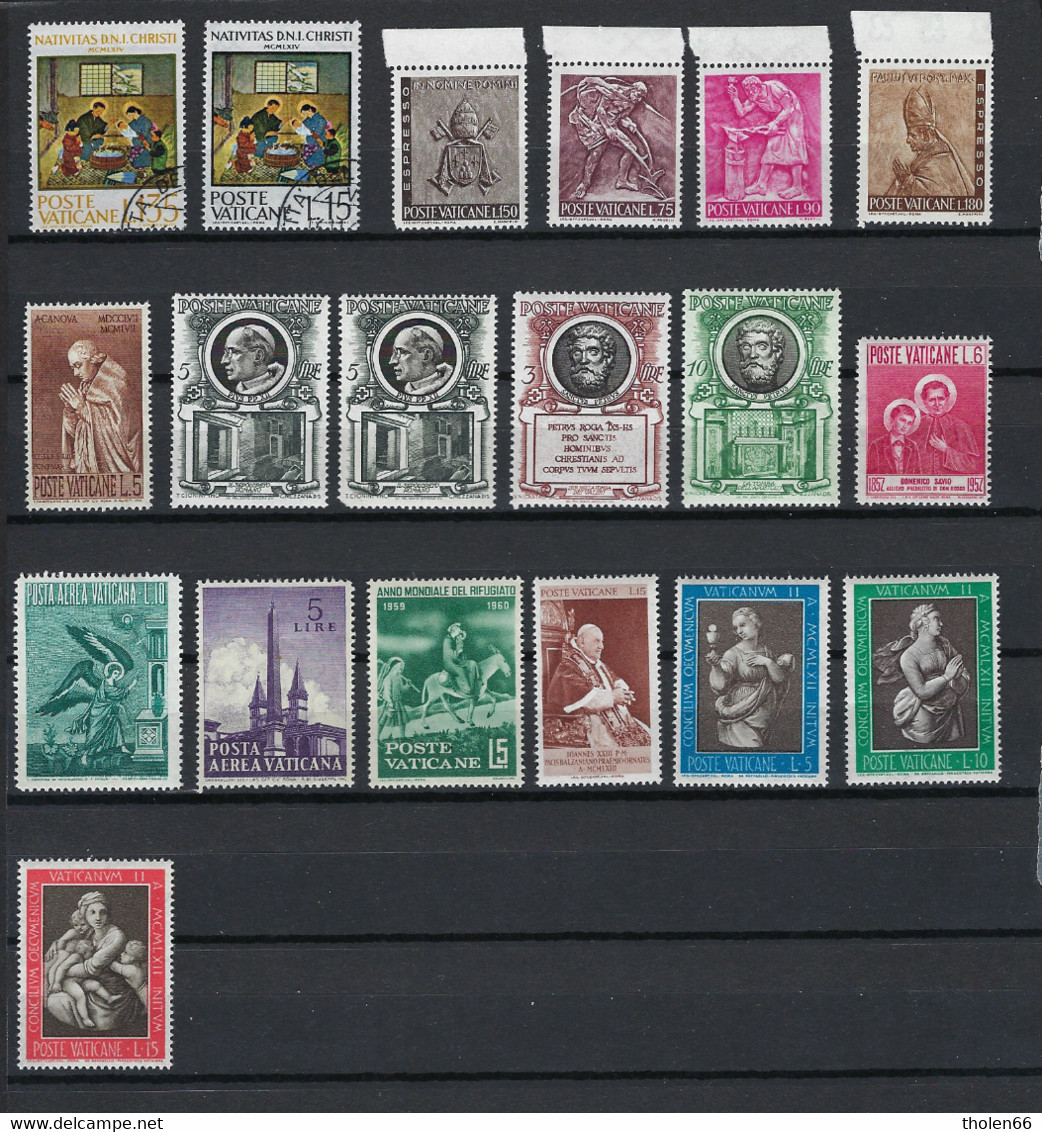 Vatican – Vaticono – Vaticaan - Small Lot Of Mint Stamps (**) - (*) (Lot 2012) - Sammlungen