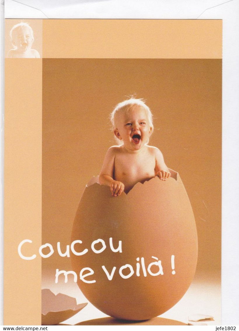 Postogram 153 F / 99 - Coucou Me Voilà ! Enfant - Oeuf - Postogram