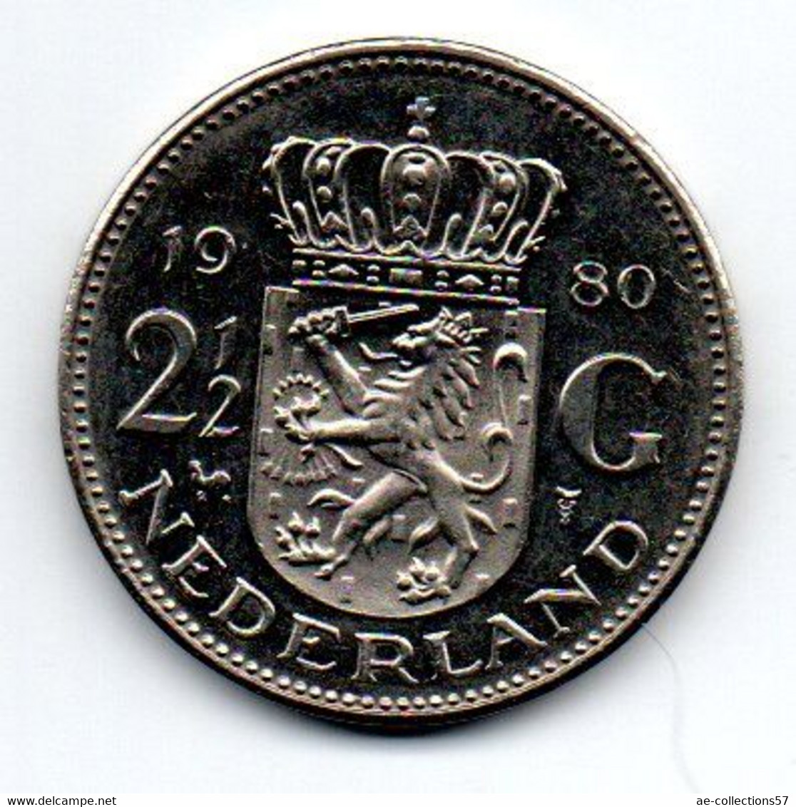 Pays -Bas -2.5 Gulden 1980 TTB+ - 1948-1980: Juliana