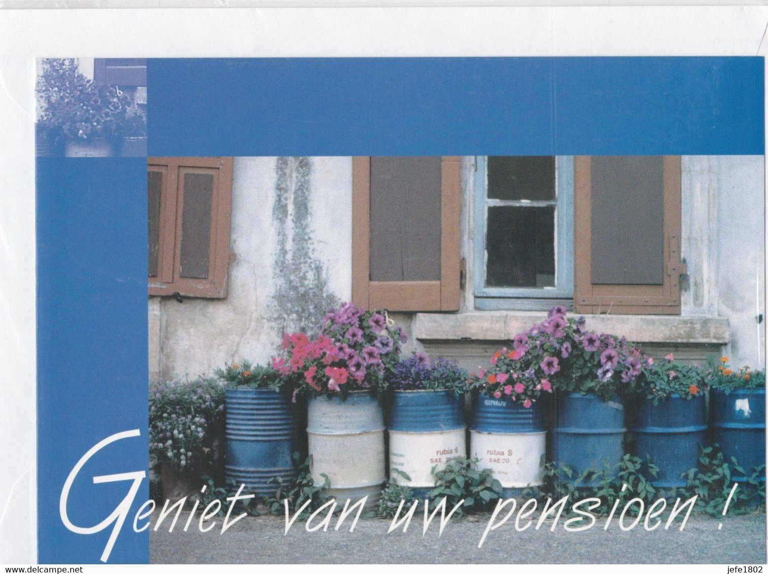 Postogram 161 N  / 99 - Geniet Van Uw Pensioen ! Pensioned - Postogram