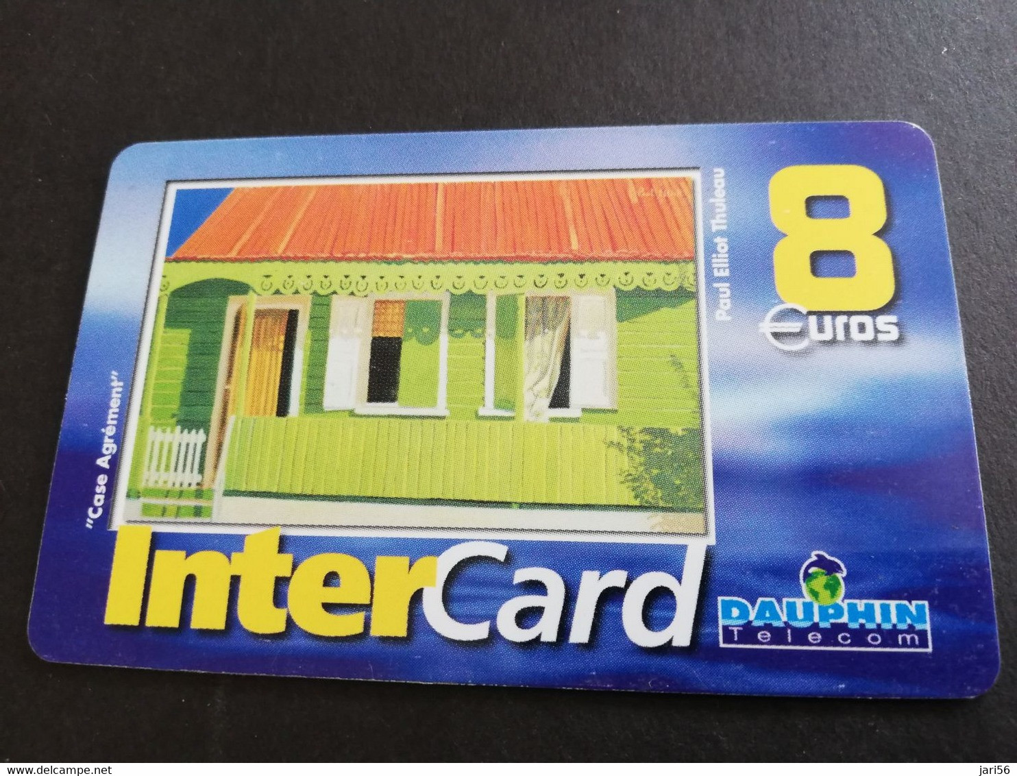 Caribbean Phonecard St Martin French INTERCARD  8 EURO  NO 072  **5232** - Antillen (Französische)