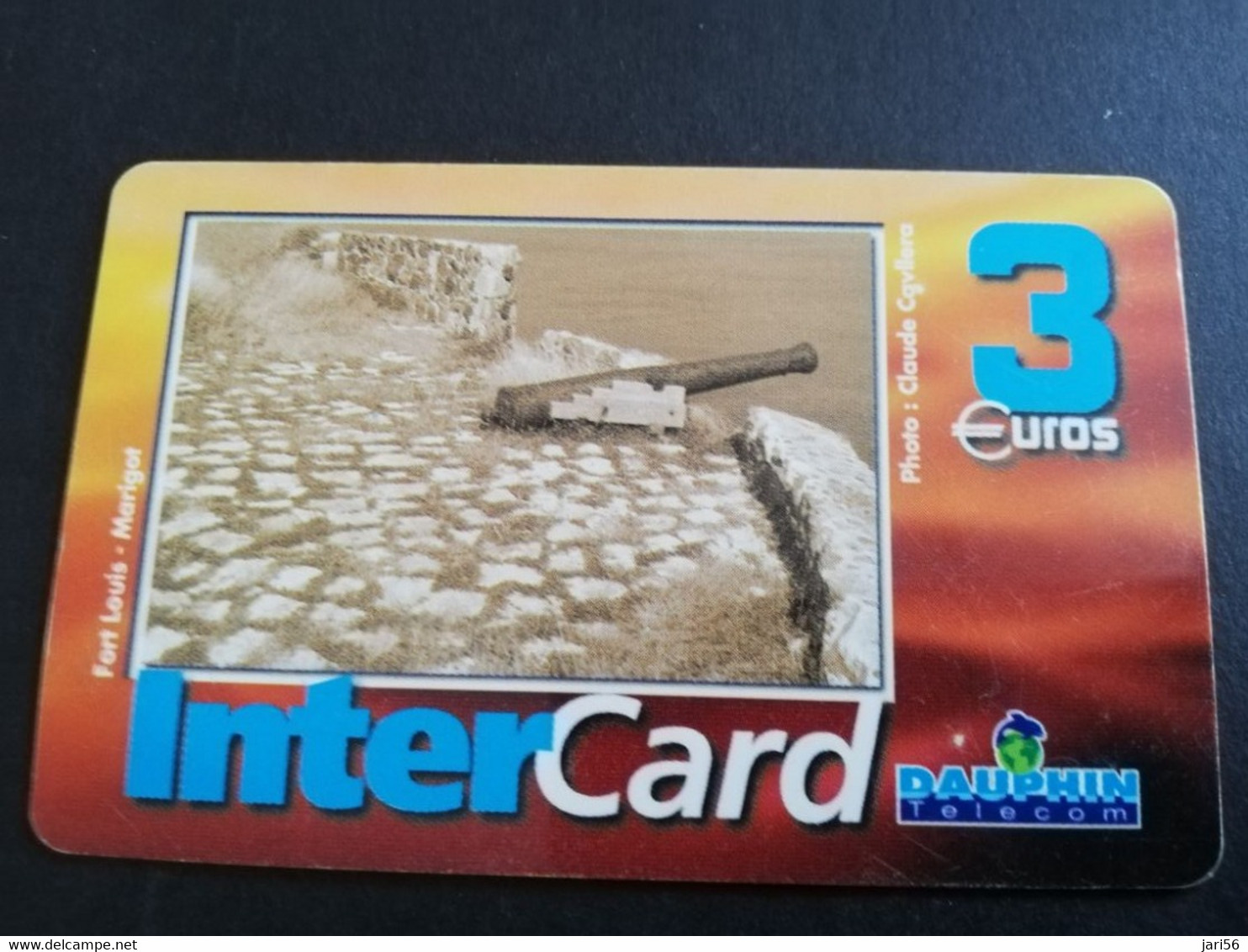 Caribbean Phonecard St Martin French INTERCARD  3 EURO  NO 090  **5237** - Antilles (Françaises)