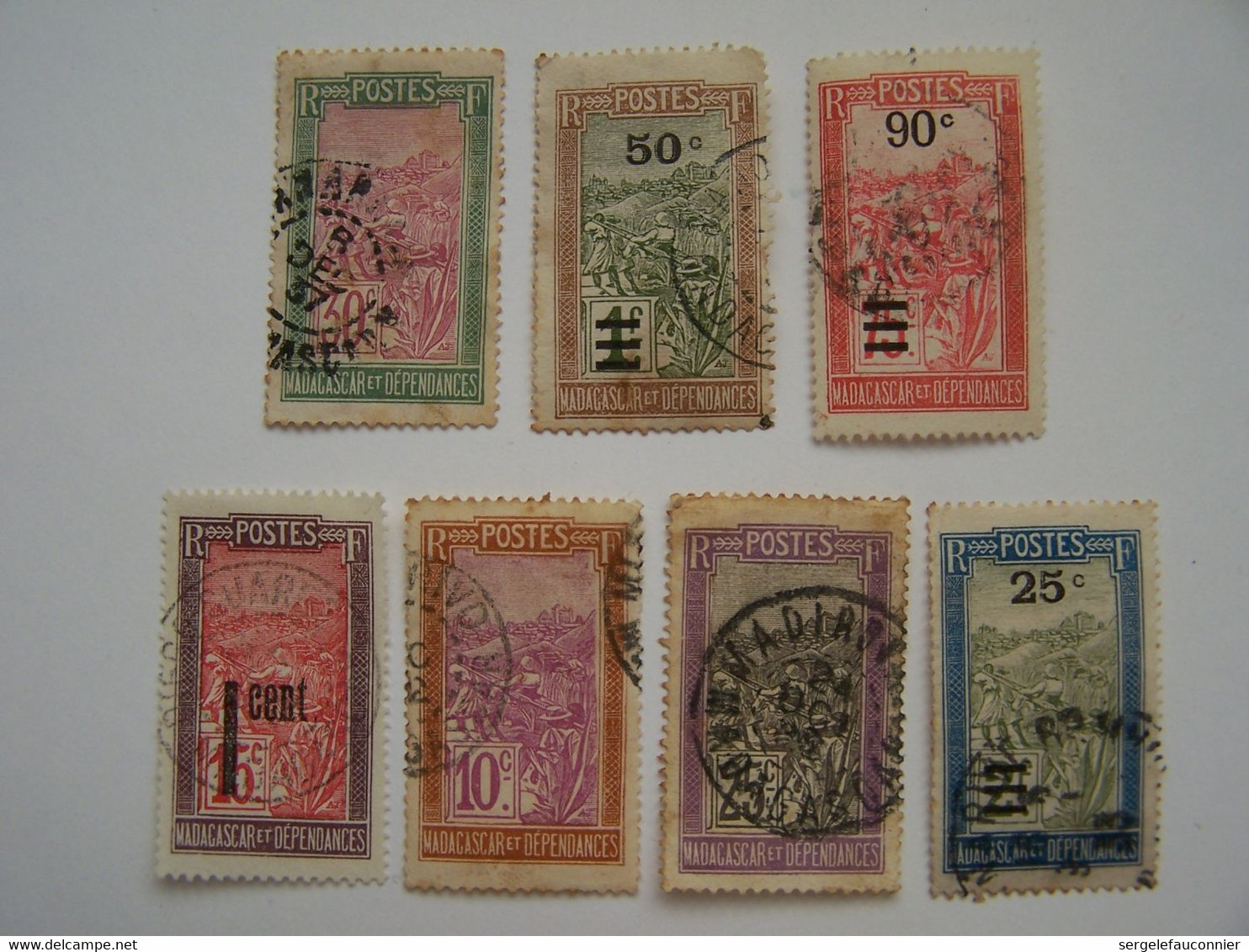 France Madagascar 1889-1939  Oblitérés, Surcharges - Gebraucht