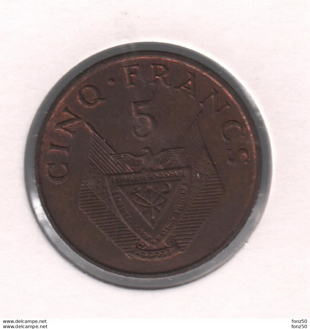 RWANDA * 5 Francs 1974 * Prachtig * Nr 10457 - Rwanda