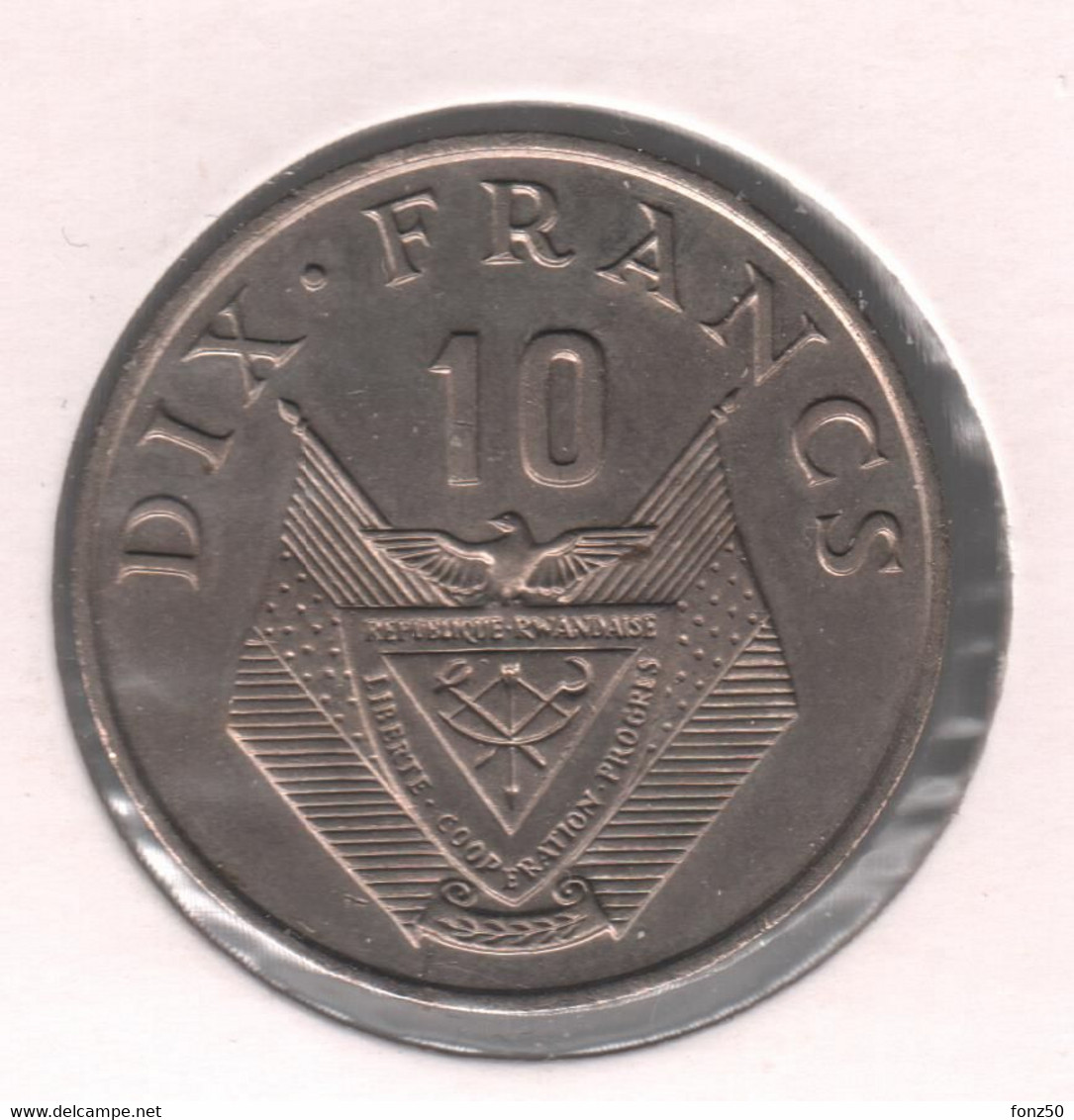 RWANDA * 10 Francs 1974 * Prachtig * Nr 10459 - Rwanda